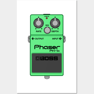 Boss PH-1r Phaser Guitar Effect Pedal Posters and Art